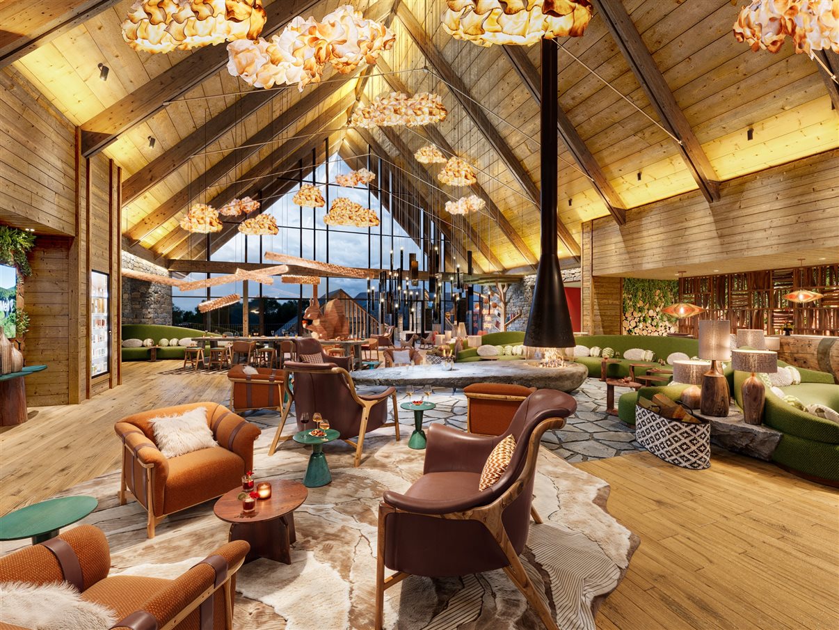 Lobby do Club Med Gramado
