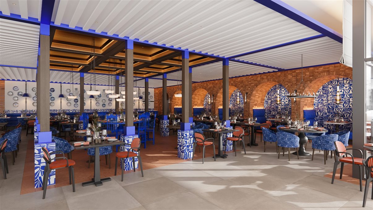 Restaurante no estilo bufê