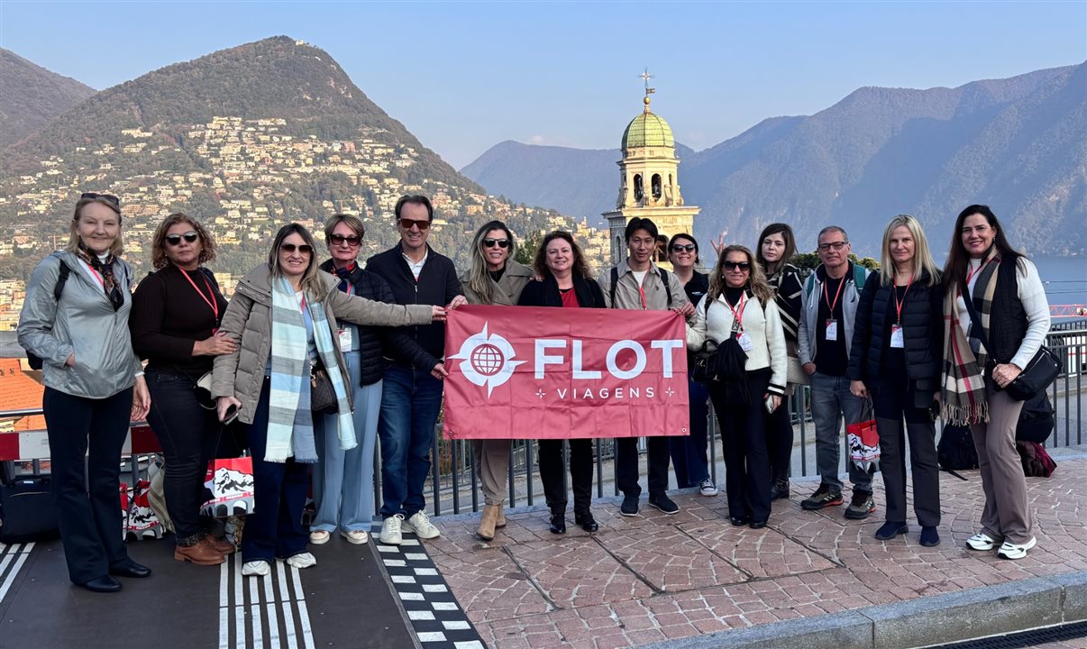 Grupo chega a Lugano, umas das cidades mais charmosas da Suíça