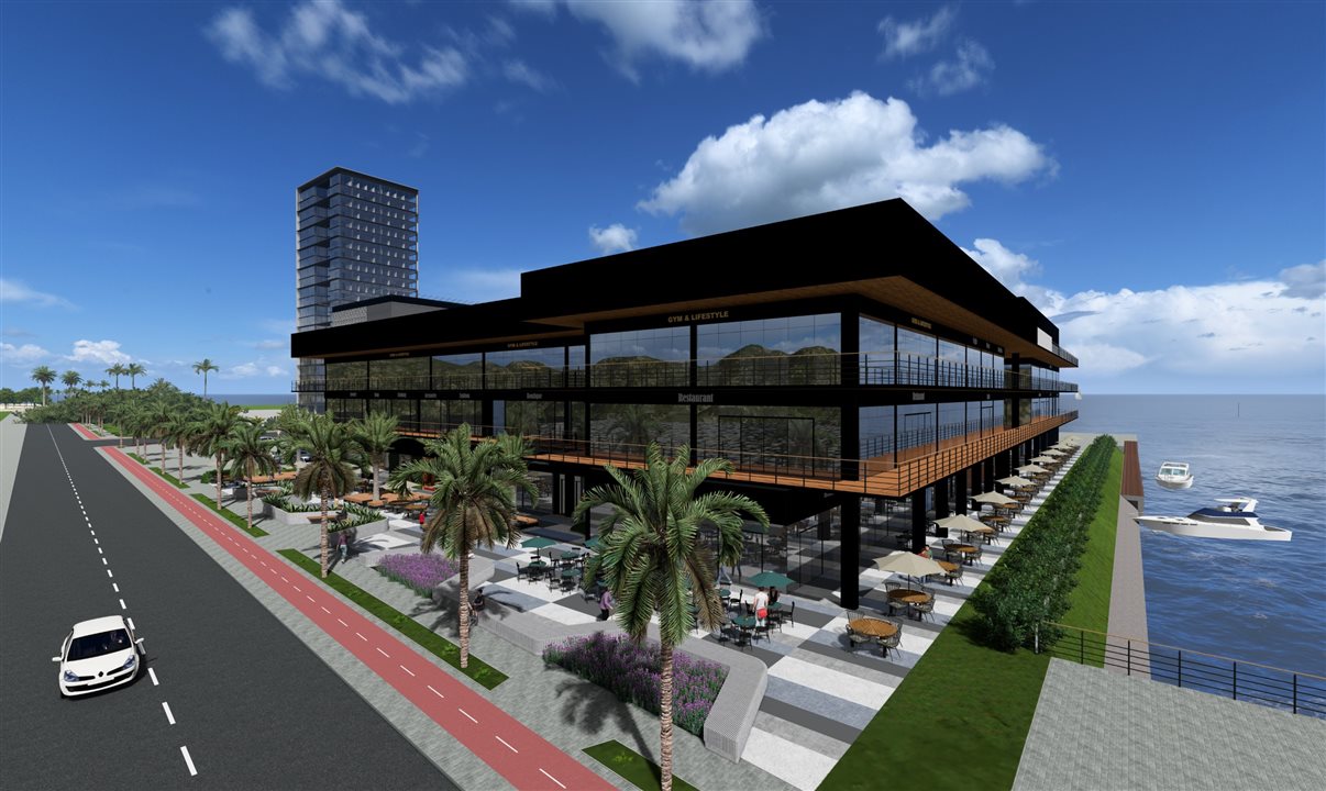 Projeção do Boulevard Marina Itajaí