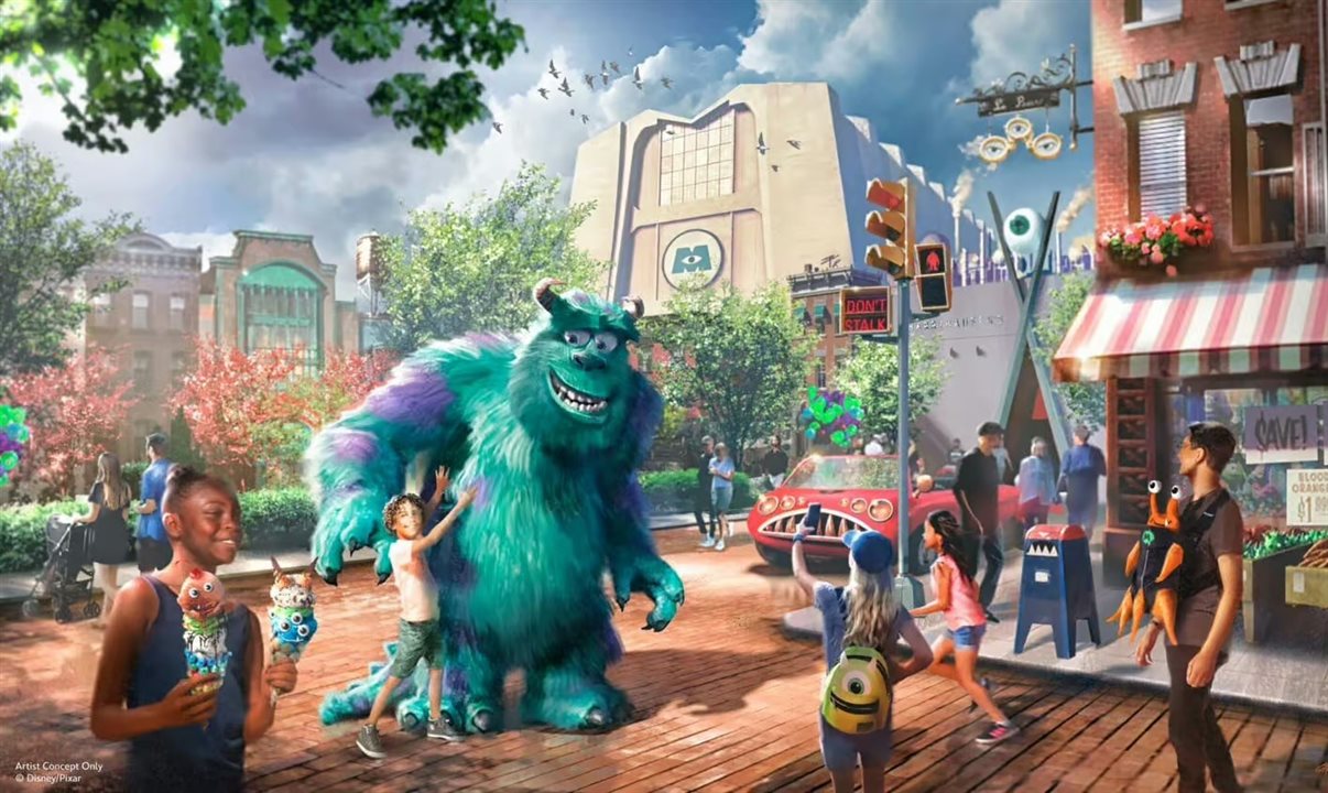Destaque para os fãs de Pixar será a abertura da nova área temática Monstropolis, no Disney’s Hollywood Studios