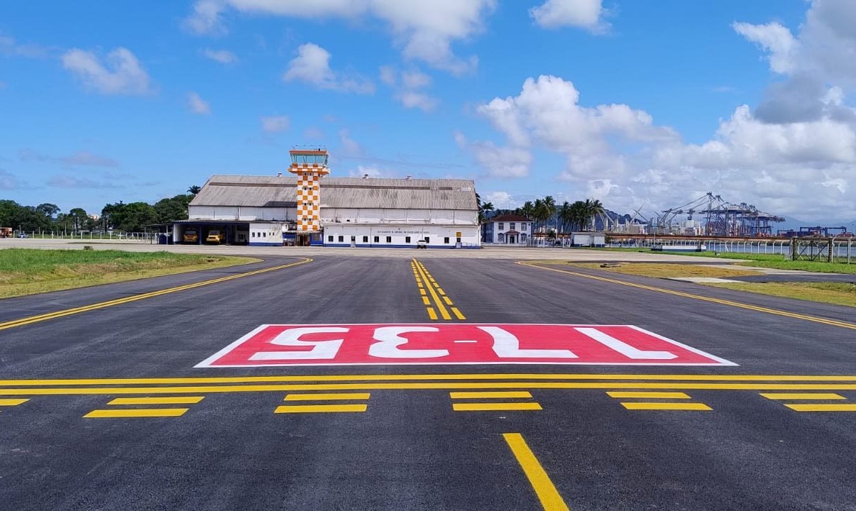 No momento, Aeroporto do Guarujá passa pela fase de implementação do Terminal de passageiros