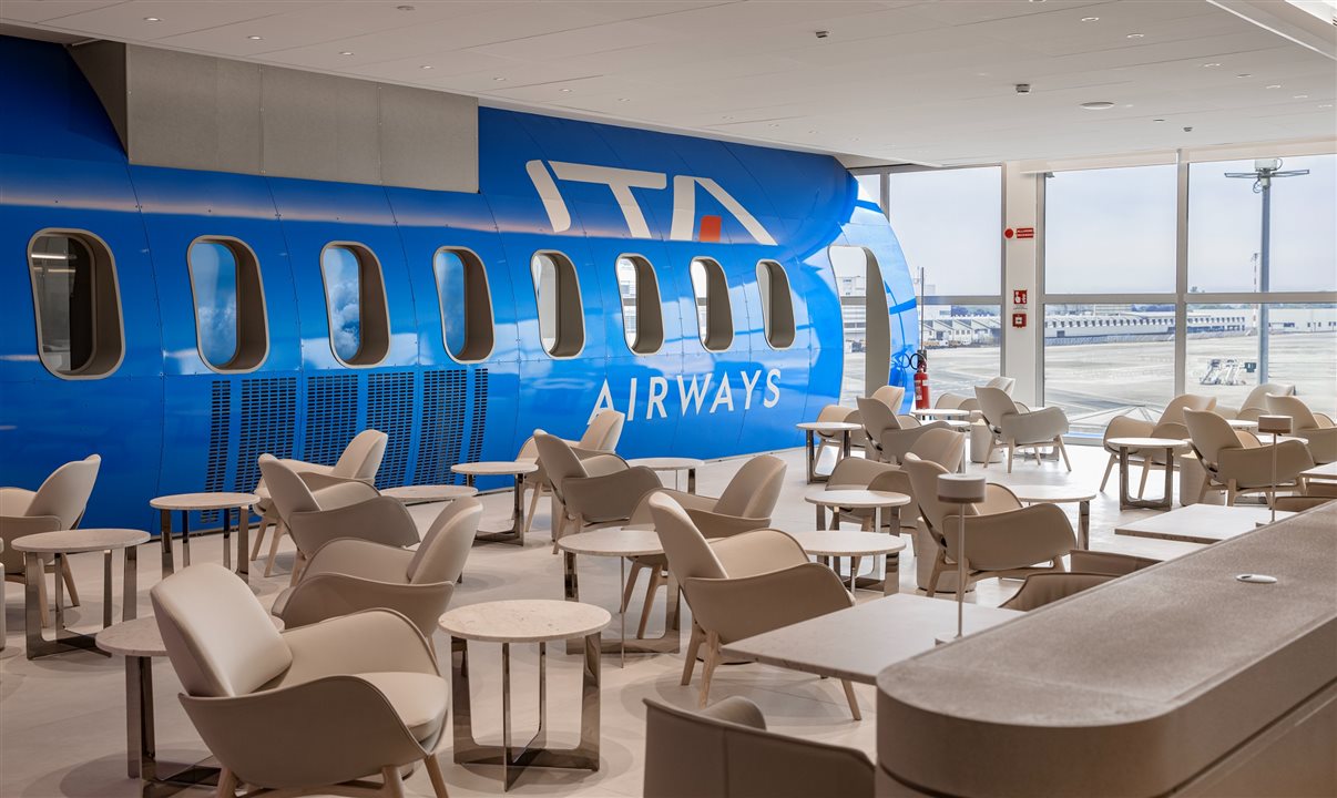 Lounge no Aeroporto de Milão
