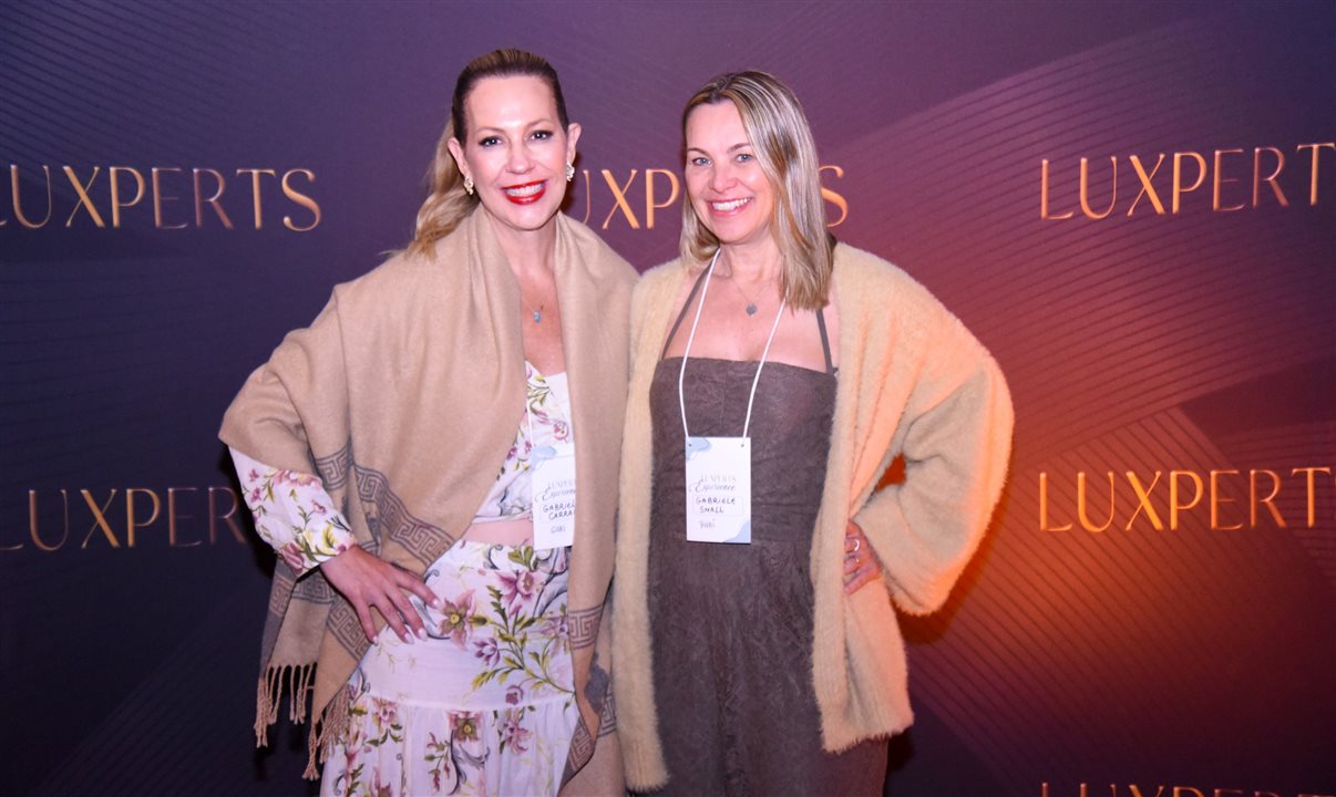 Gabriela Carraro e Gabriele Small, cofundadoras do selo Luxperts
