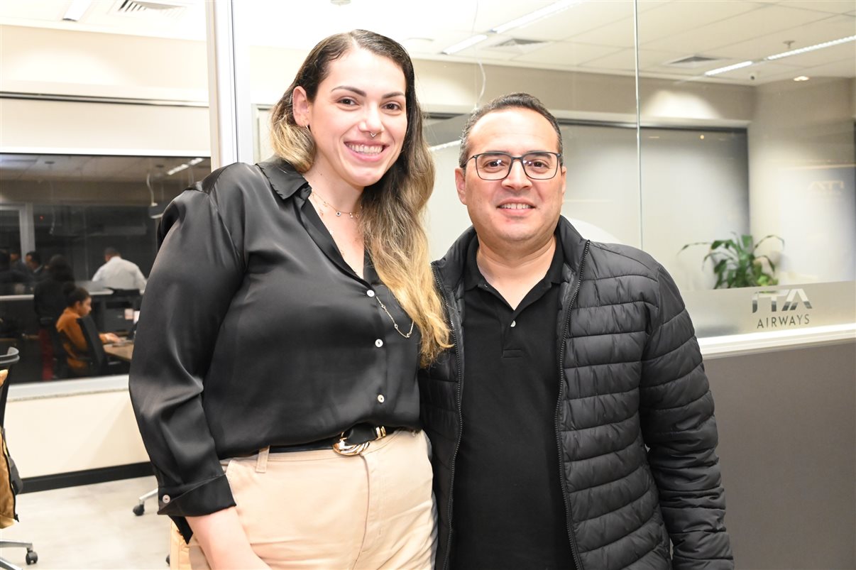 Andrea Taddei, da ITA Airways, e José Guilherme Alcorta, da PANROTAS