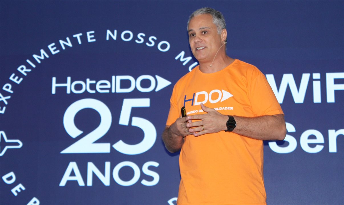 Marcio Nogueira, diretor-geral da HotelDO, durante o Campus HotelDO em Belo Horizonte