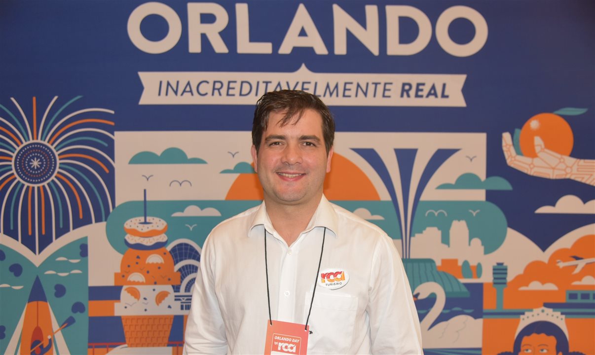 Fernando Nobre, gerente de Vendas da RCA Turismo, no Orlando Day 2025