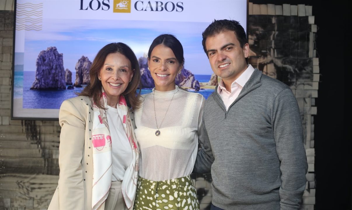 Eby Piaskowy, Carolina Junqueira e Edmar Mendoza, da Goya Travel