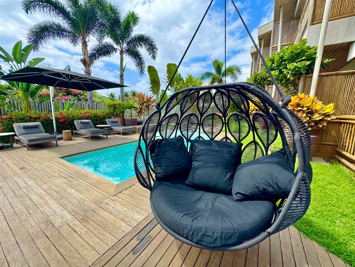 Tem muito espaço para descansar e contemplar a natureza