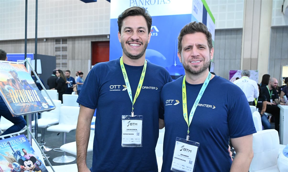 Lucas Costa e Eduardo Vansan, da Orinter