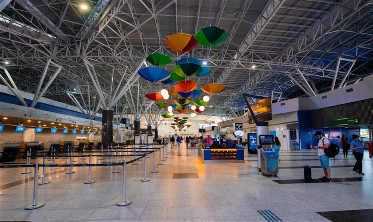O Aeroporto do Recife (PE) teve mais de 7 milhões de passageiros no acumulado de janeiro a setembro de 2025