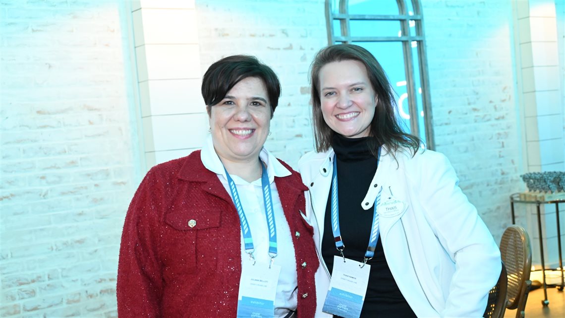 Juliana Belloti e Thais Ramos, da Disney Cruise Line