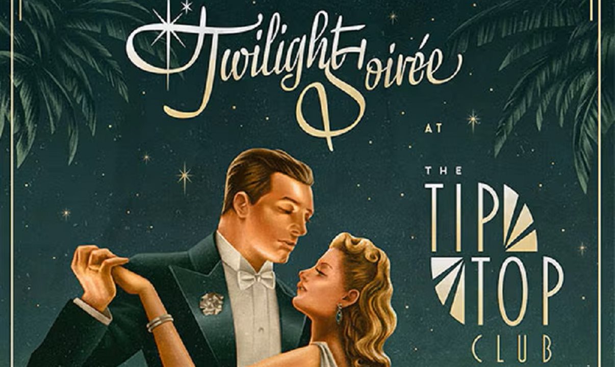 Twilight Soirée no Tip Top Club transporta os visitantes para um lounge de jazz dos anos 1930