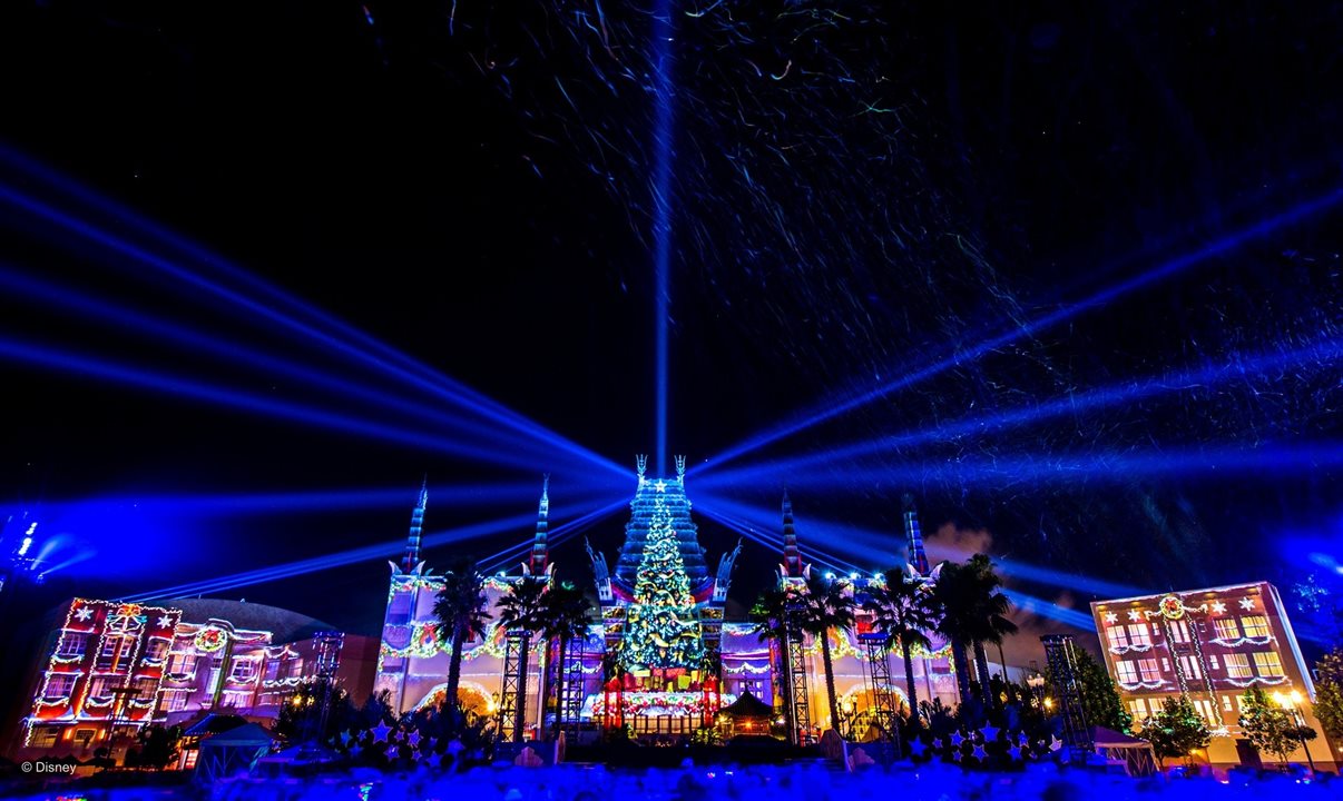 Em 2025, a Holiday Fiesta en la Calle muda-se para o Coaster Courtyard, na Sunset Boulevard, no Disney’s Hollywood Studios