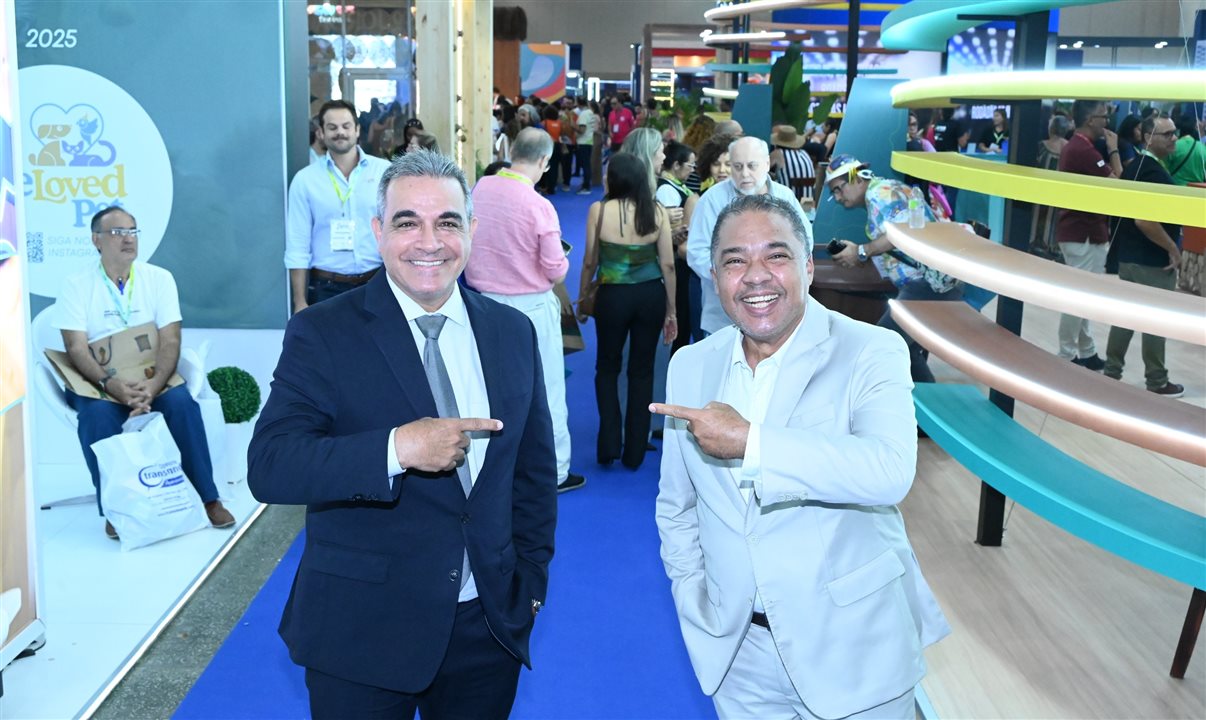 Breno Mesquita e Cláudio Júnior, da BBC Eventos