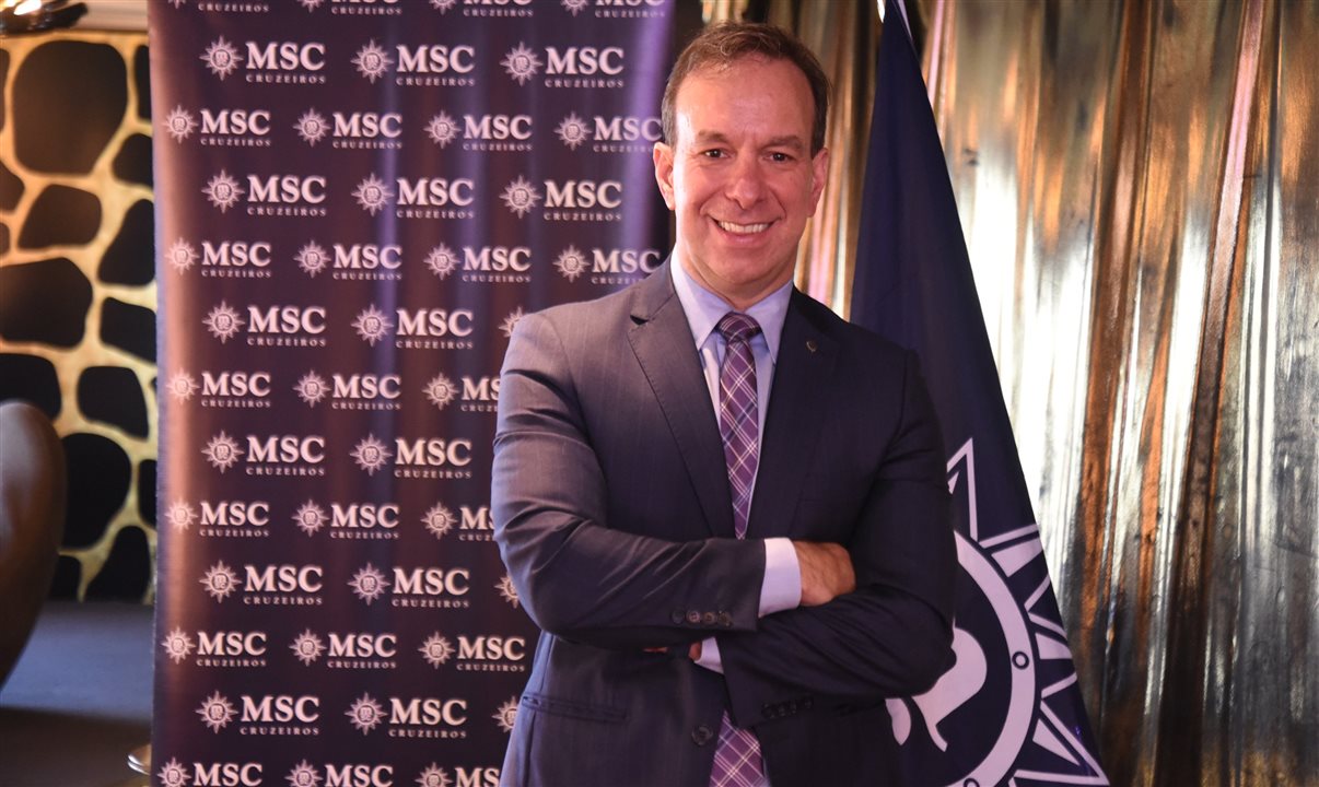 Adrian Ursilli, diretor geral da MSC Cruzeiros no Brasil