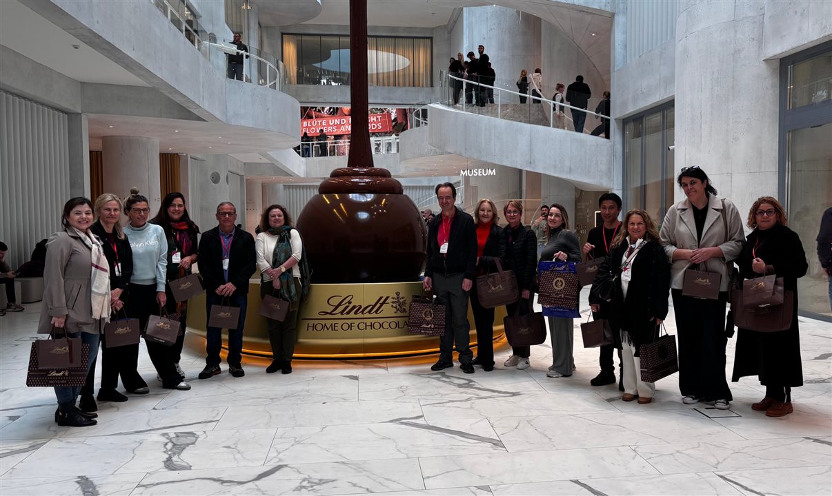 Grupo visitou o museu da Lindt em Zurique