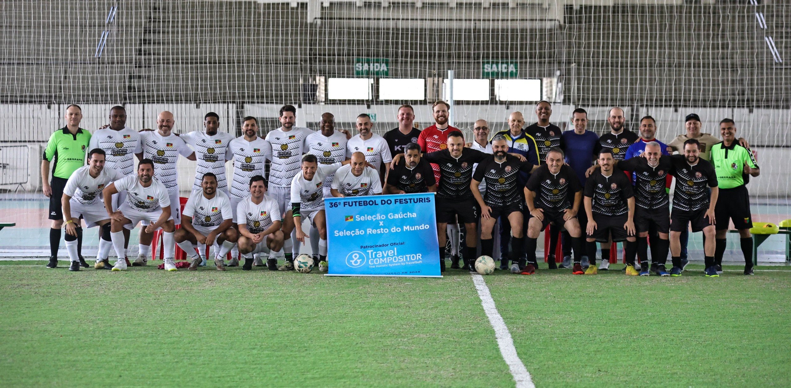 Jogo será no tradicional formato de 11 contra 11 e celebra a integração do setor turístico