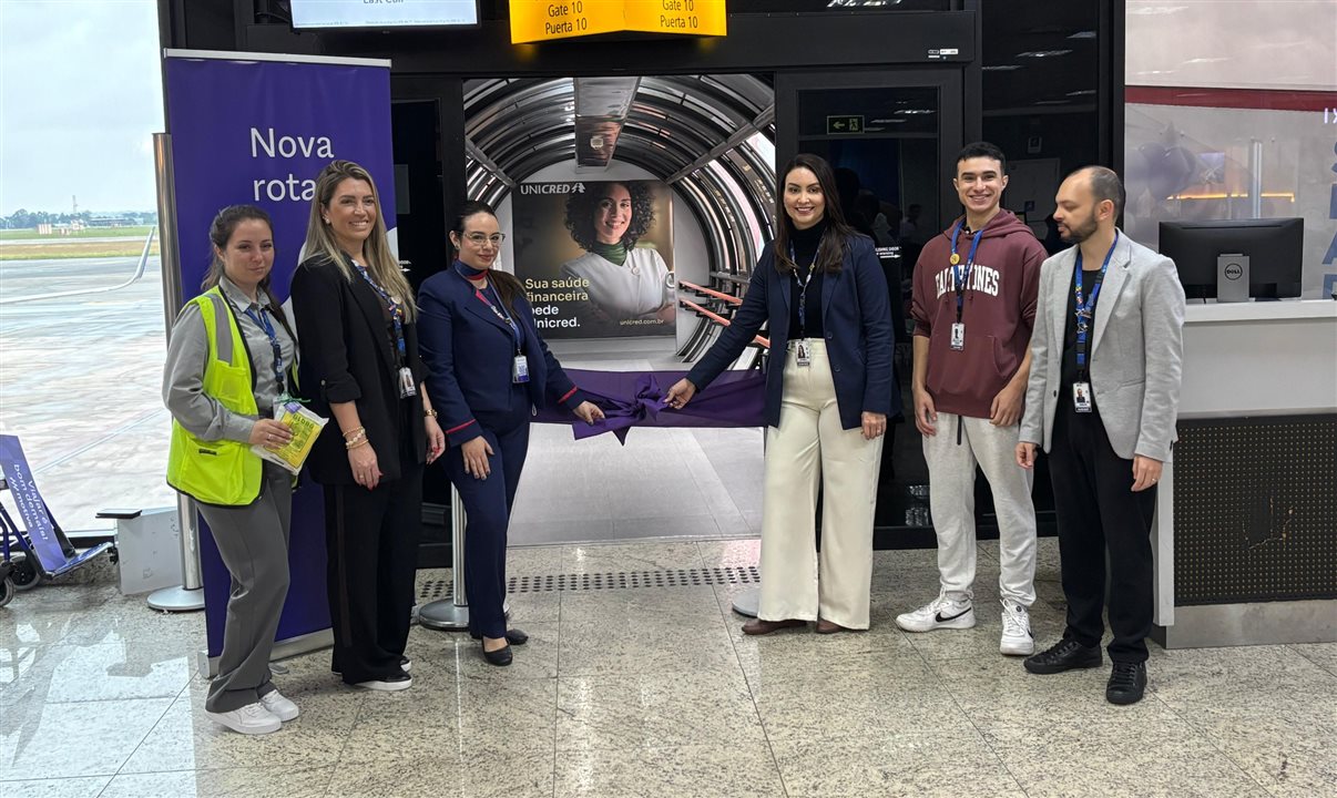 Abertura da nova rota da Latam