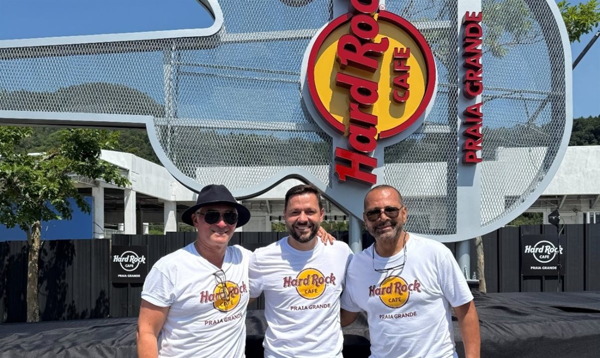 Altamiro Bezerra (NR Sports), Júlio Peralta (Litoral Plaza Shopping) e Neymar da Silva Santos