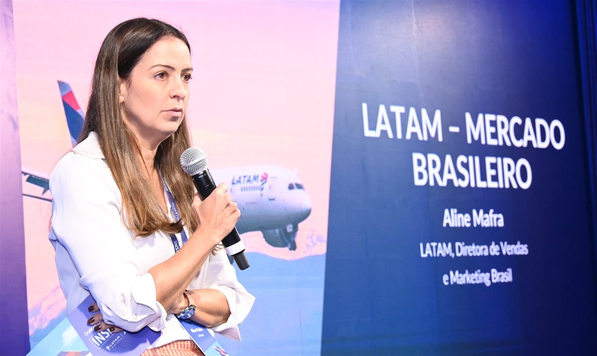 Aline Mafra, diretora de Vendas e Marketing da Latam Brasil
