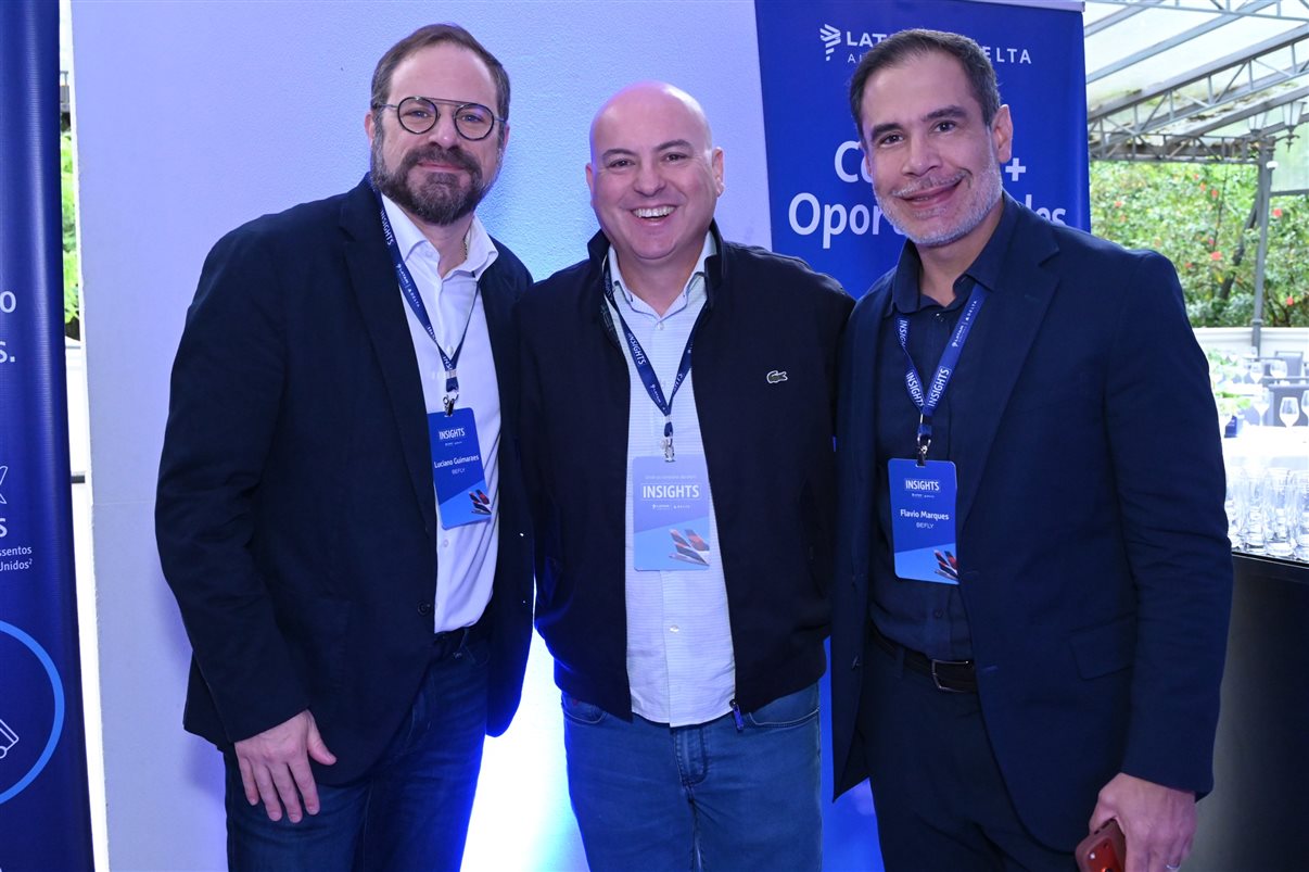 Ricardo Oliveira e Luciano Macagno, da Delta 