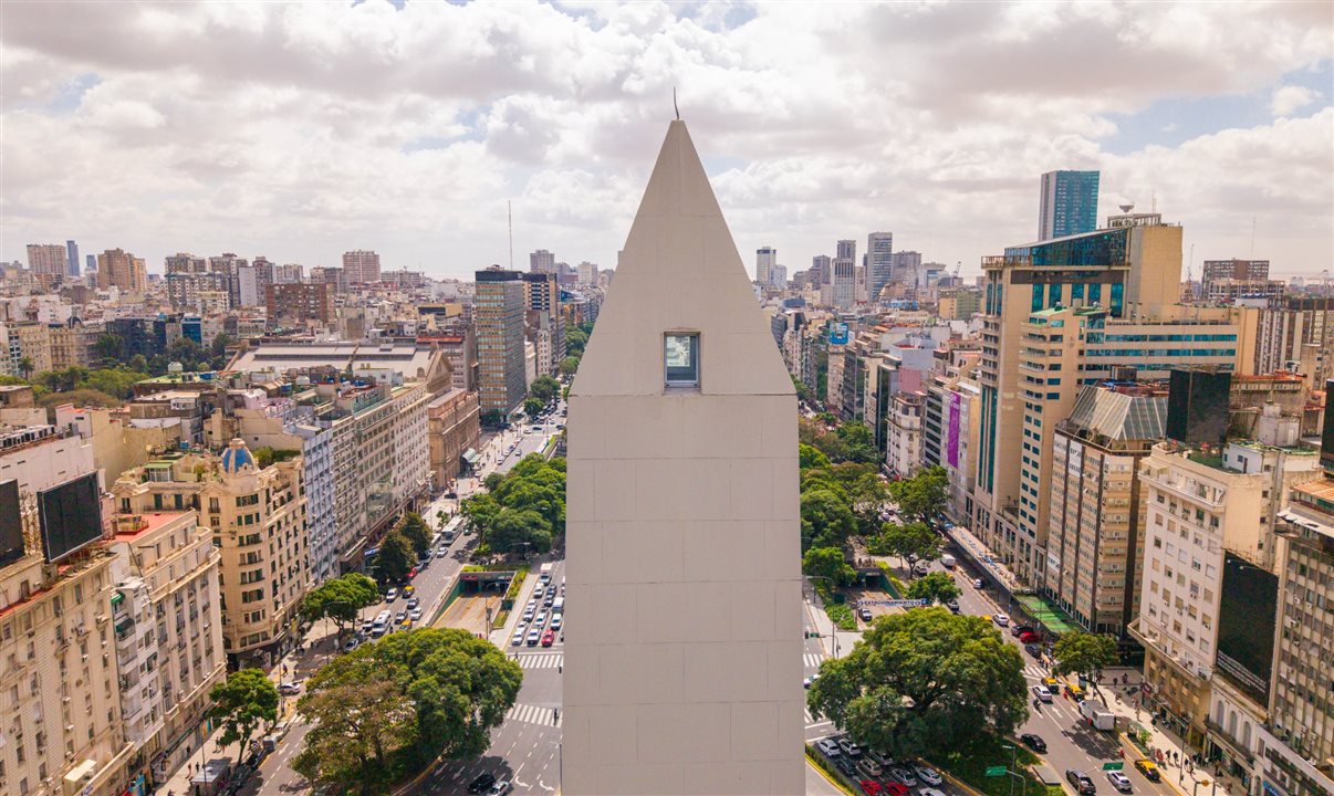 Mirante do Obelisco em Buenos Aires