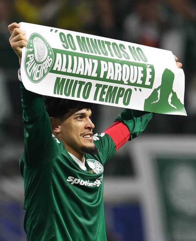 Palmeiras faz semi-final impecável contra LDU e avança para a decisão da Libertadores contra o Flamengo. Ingressos à venda. Na foto, o capitão alvi-verde, o paraguaio Gustavo Gómez