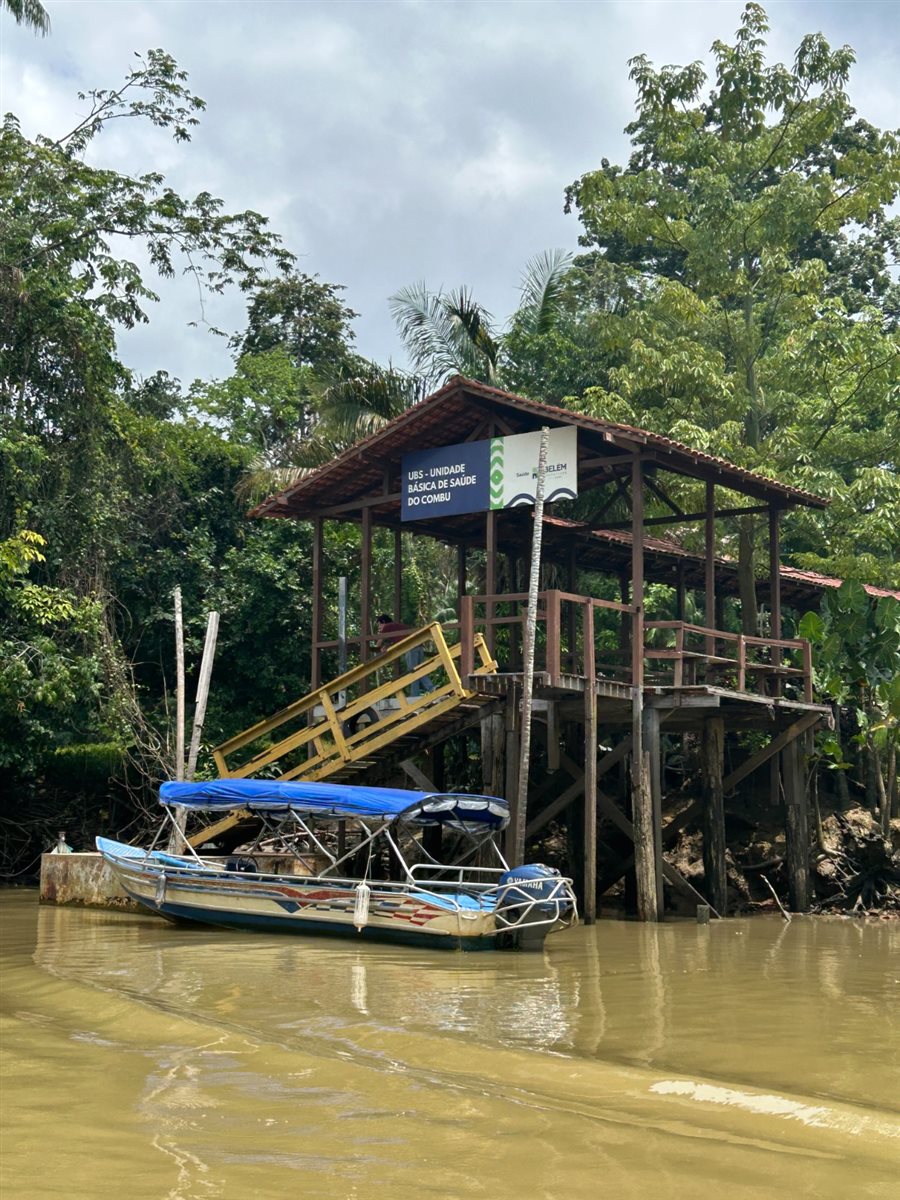 UBS que atende moradores do Combu