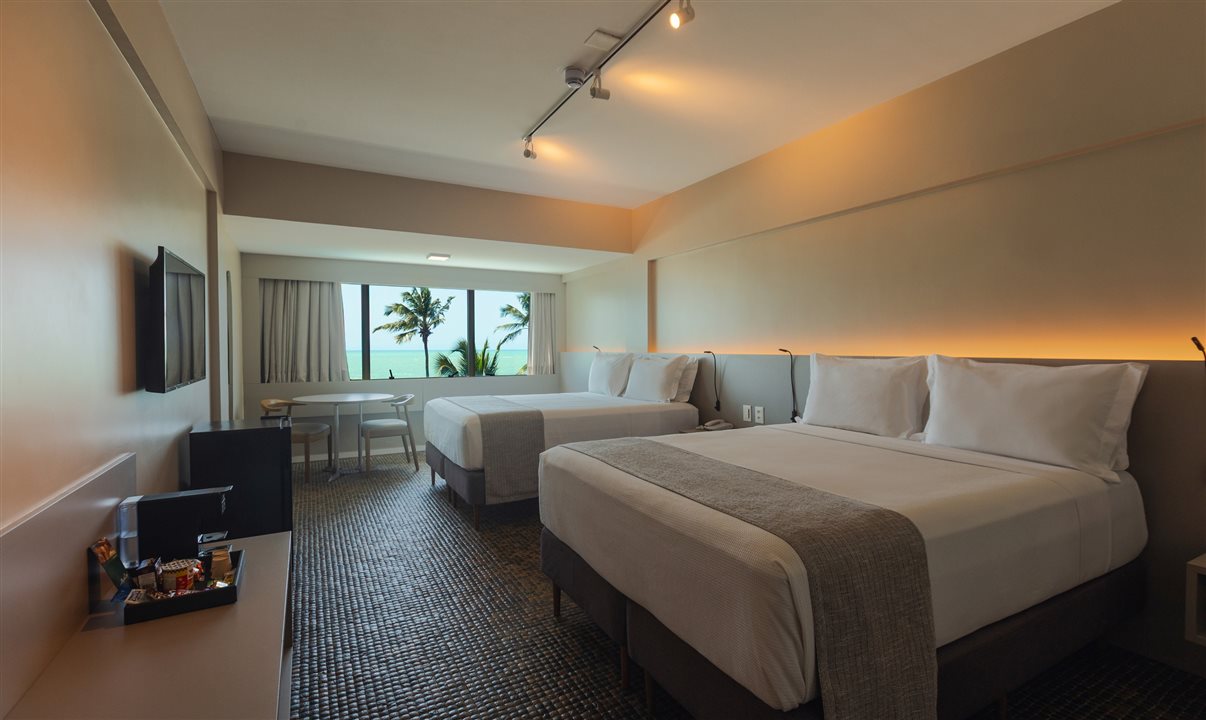 Um dos quartos do Ritz Lagoa da Anta