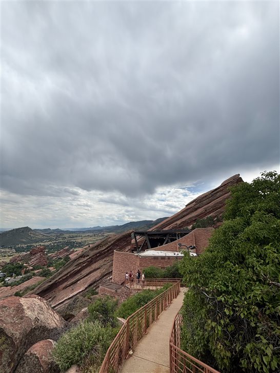 Um dos caminhos pelo Red Rocks