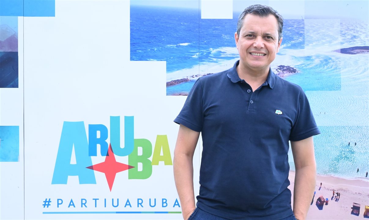 Carlos Barbosa, diretor da Vitrine Global, que representa o Turismo de Aruba no Brasil