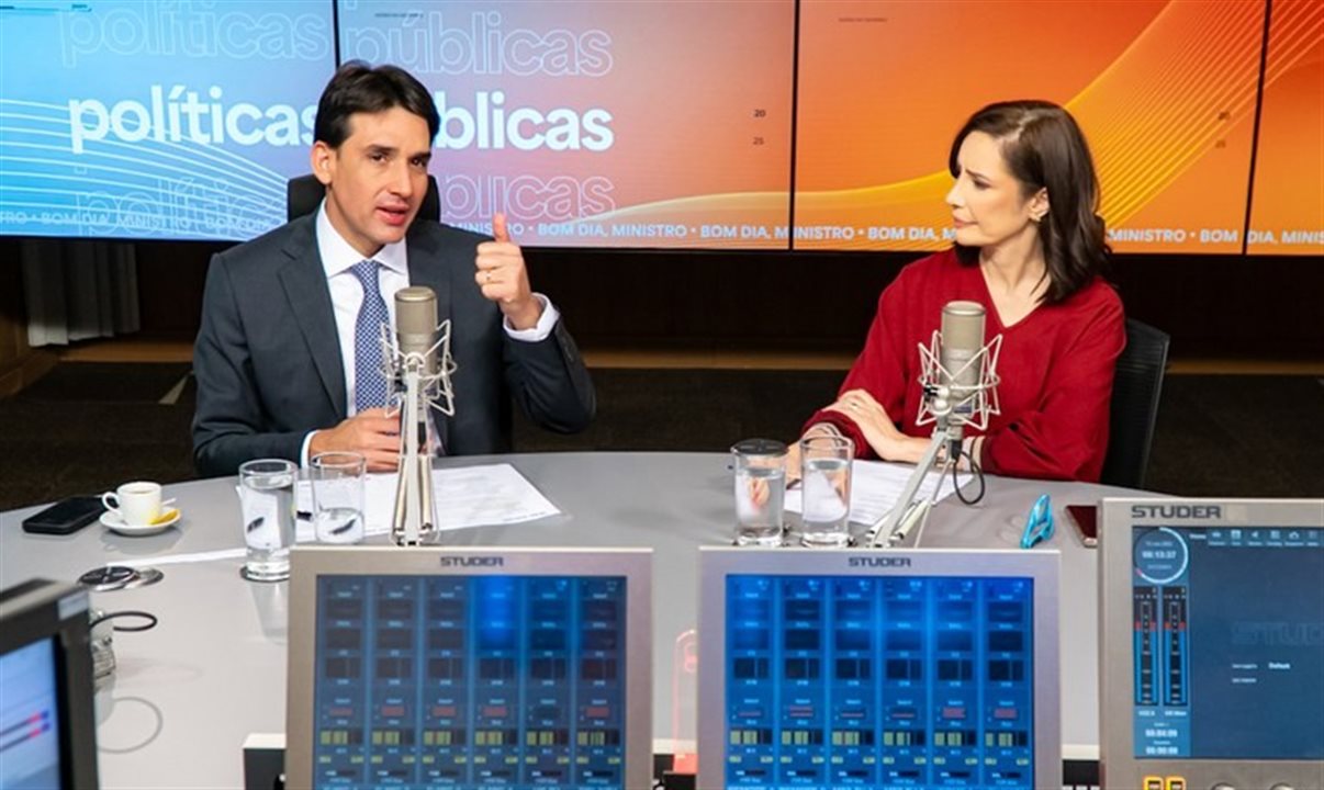 Silvio Costa Filho, de Portos e Aeroportos, falou no programa Bom dia, Ministro