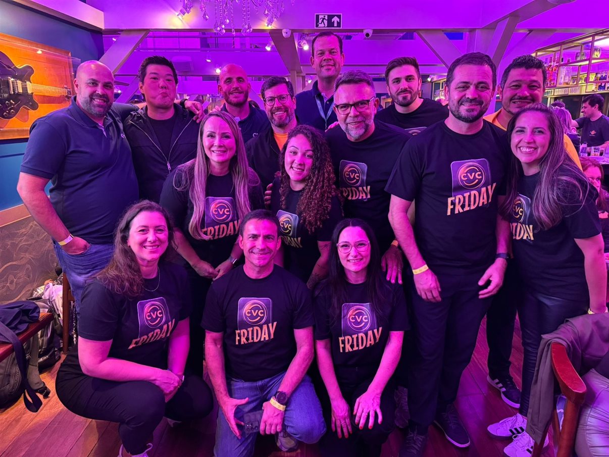 Time CVC presente no evento da operadora com o Turismo da Paraíba