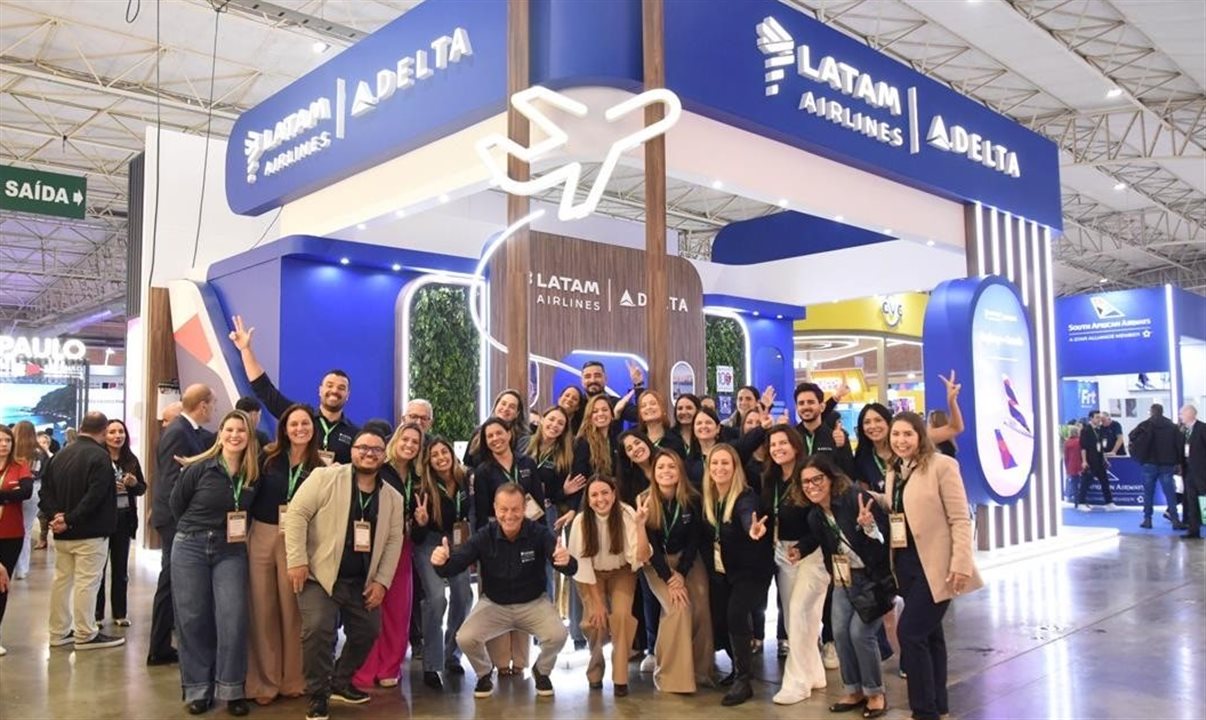 Time da Latam e Delta no Festuris 2025