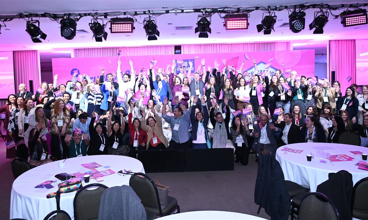 Participantes ao final do evento