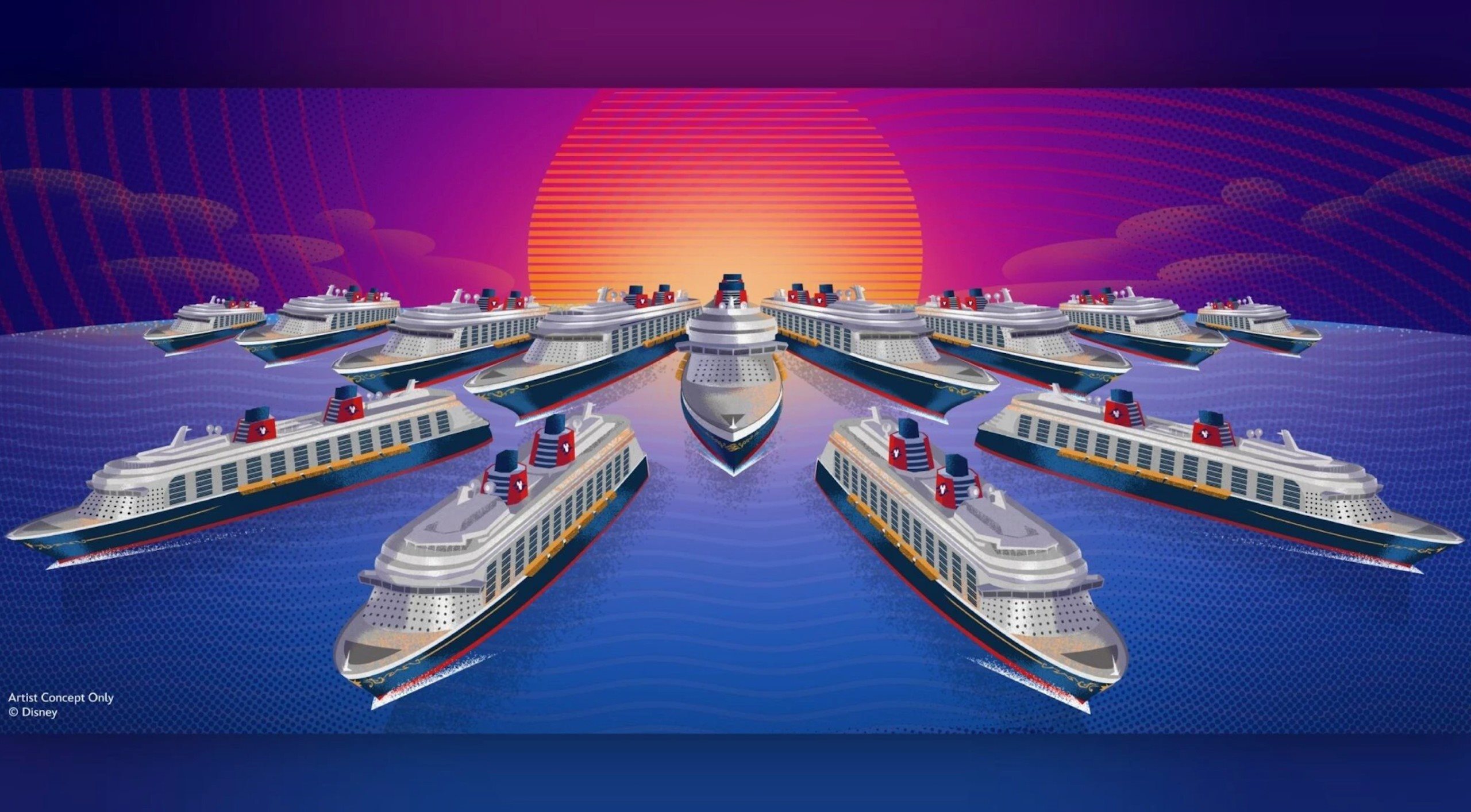 Projeção da expansão da Disney Cruise Line até 2031