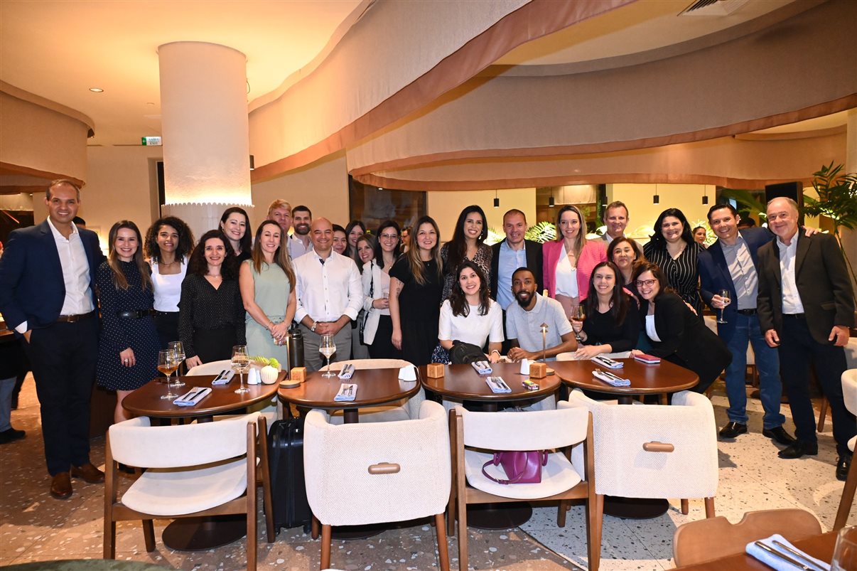 Encontro aconteceu no restaurante Macáya do Pullman São Paulo Ibirapuera