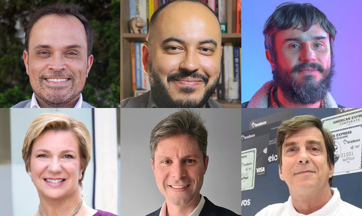 Wagner André, Renan Sukevicius, Dênis Matos, Christine Valls, Jefferson Moreira e Manoel Vale