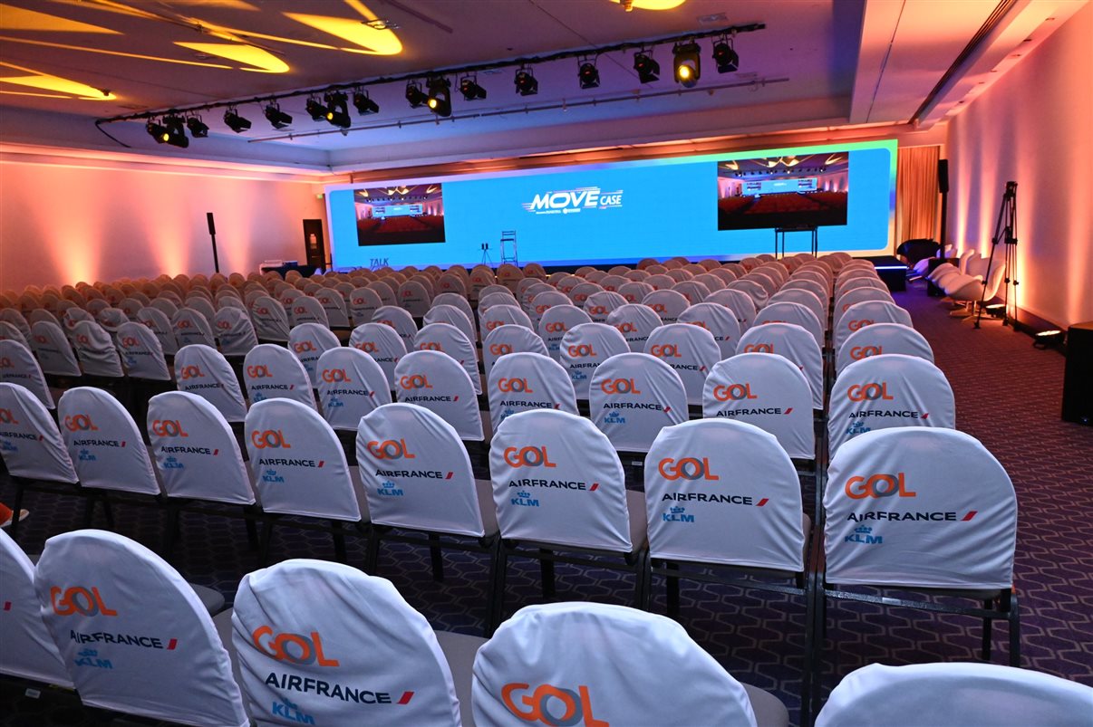 Gol e Air France/KLM estão presentes em todas as cadeiras do MOVE