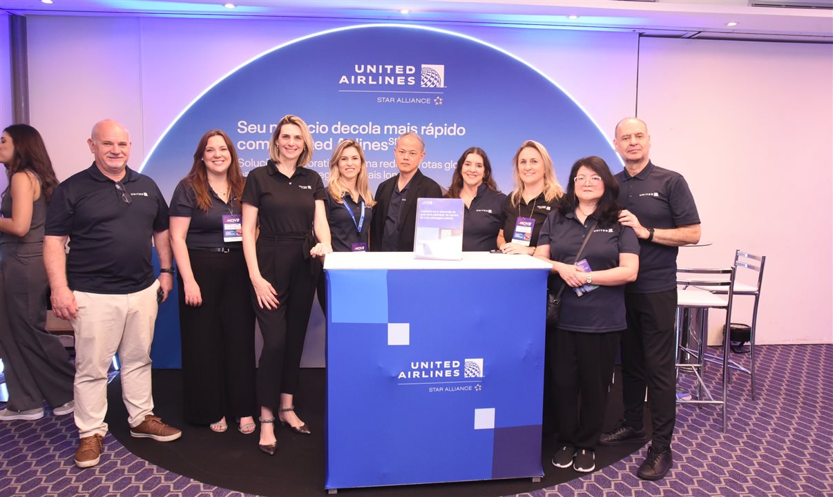 Time da United Airlines participa do MOVE