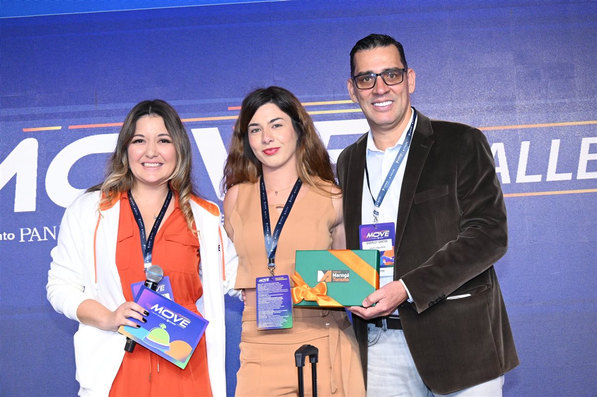 Sheila Rodrigues, da KPMG, Thalia Vieira, da WTW, e Siderley Santos, do Grupo Arbaitman