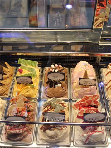 O foco do Edna à La Mode Sweets são sorvetes