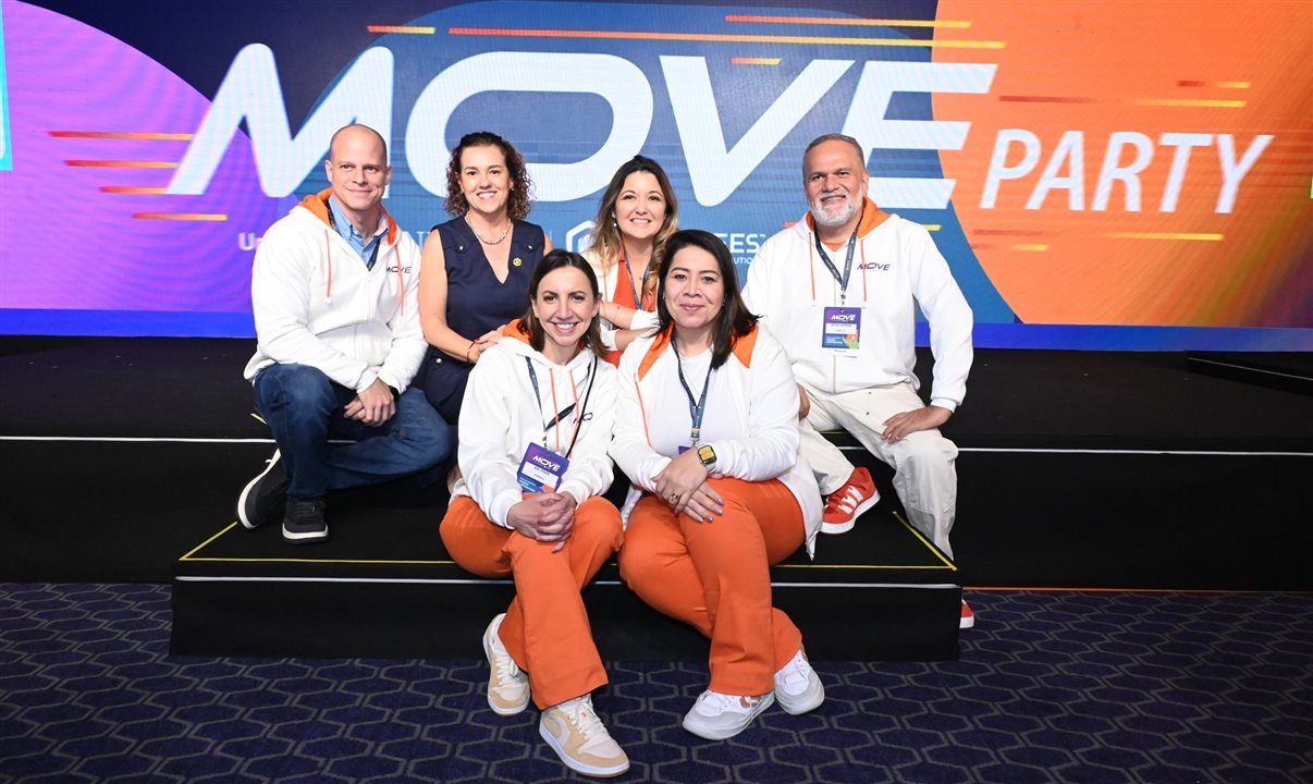 Conselho do MOVE: José Guilherme Alcorta (PANROTAS), Patricia Thomas (Omnibees), Ana Prado (Syngenta), Sheila Rodrigues (KPMG), Jamile Martins (Braskem) e Artur Luiz Andrade (PANROTAS)