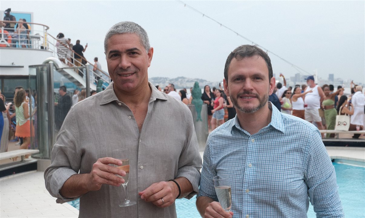 Dario Rustico e Ruy Ribeiro, da Costa Cruzeiros