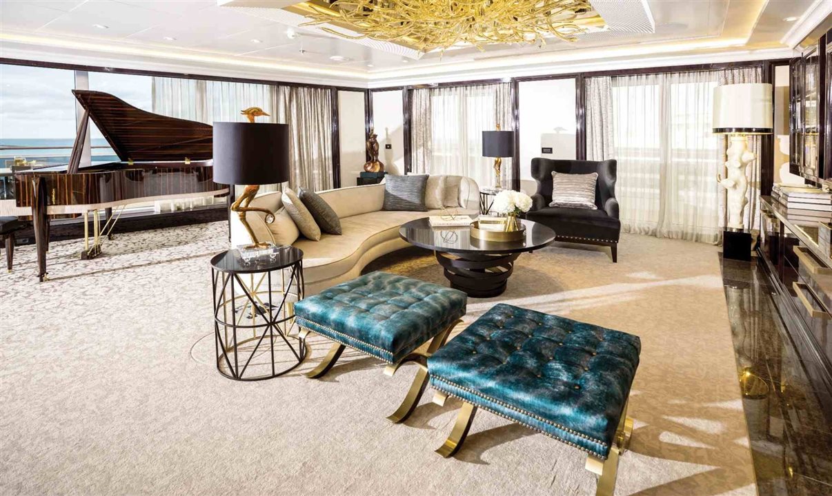 Regent Suite tem tarifas a partir de US$ 15 mil por noite