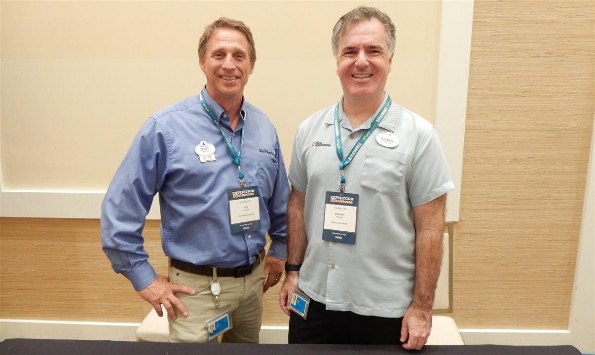 Matt McCarl e Eduardo Rocha, do Walt Disney World