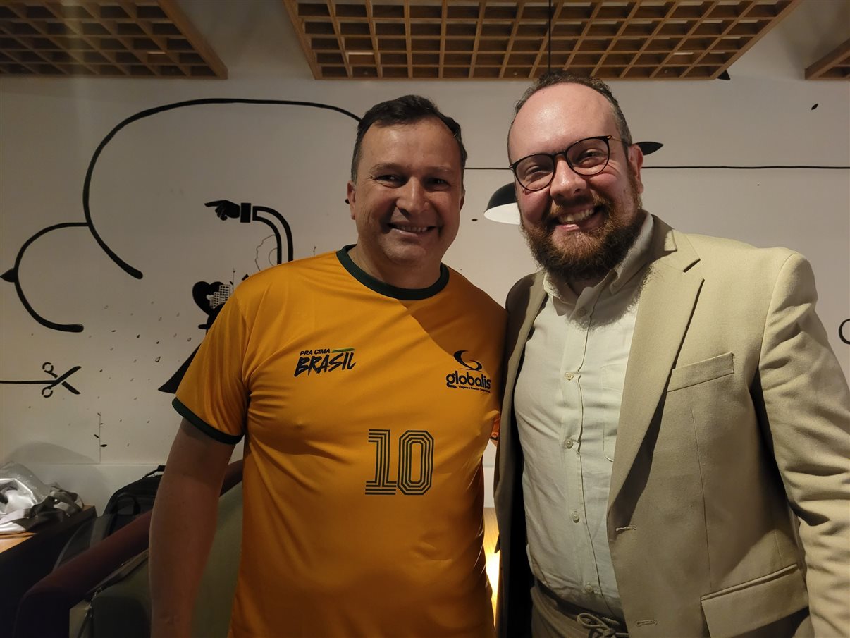 Reginaldo Albuquerque, da Globalis, e Charles Franken, da Diversa