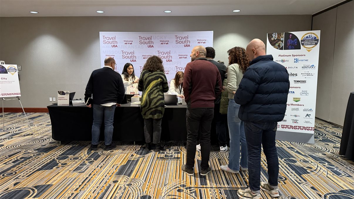 Cadastro dos participantes do Travel South International Showcase 2025