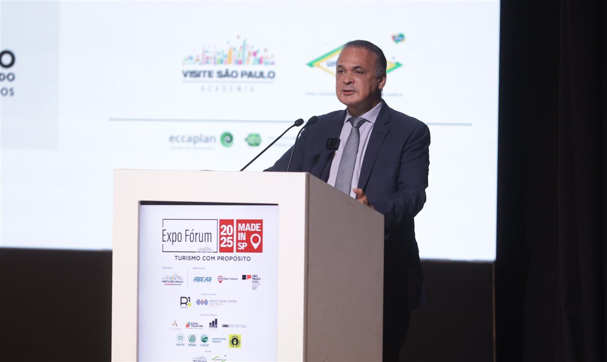 Roberto de Lucena, secretário de Turismo do Estado de São Paulo